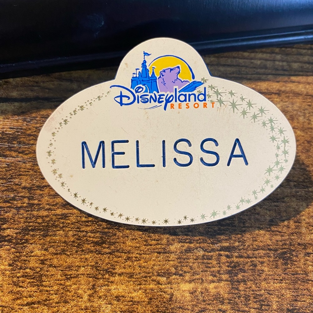 Disneyland employee name tag